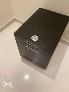 Drawer Unit on Casters (Black) + Filing Accessory 0