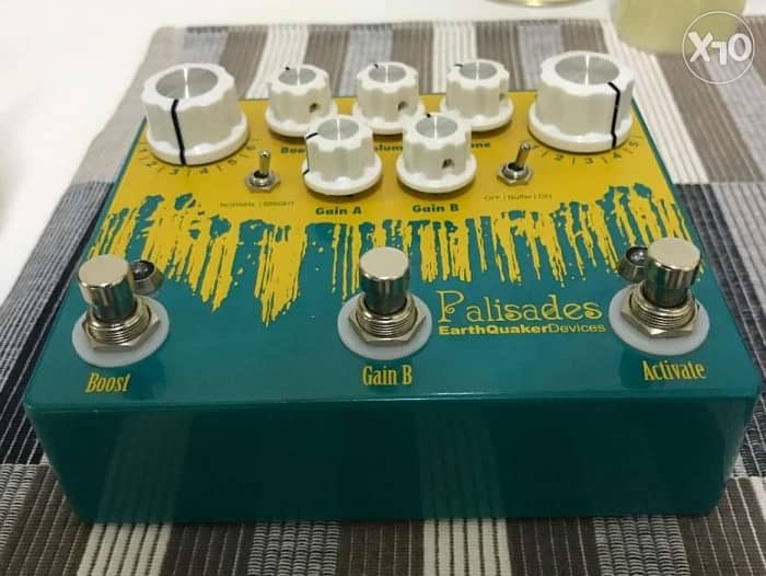 Earthquaker palishades overdrive pedal 1