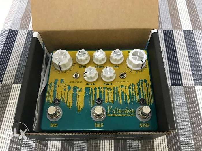 Earthquaker palishades overdrive pedal 2