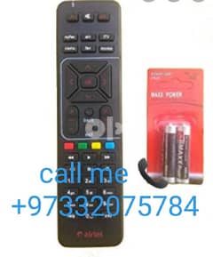 Airtel remote control new call me 0