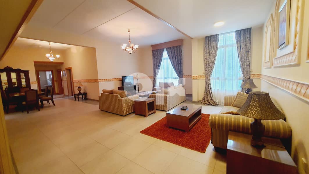 Spacious Semi/fully Furnished Three Bedroom Apartment 0