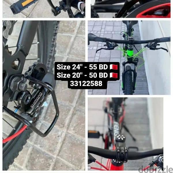 bikes size 24" & 20" 4