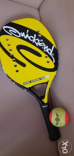 BEACH Tennis Rackets ( Pro fiberglass) colours Yellow, blue, 0