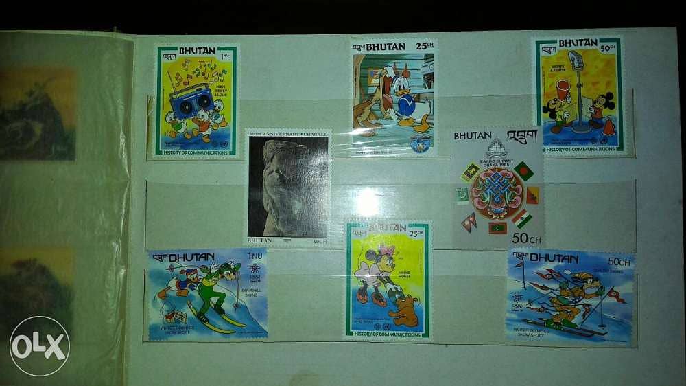 1991 Stamps from Bhutan 3