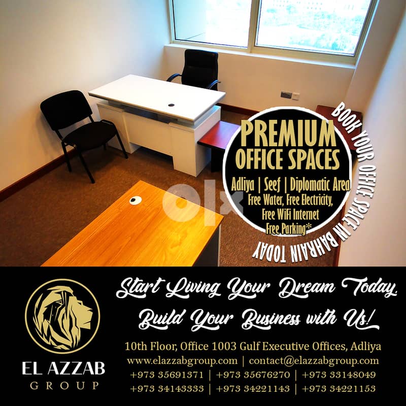 Σζδ]Fully Equipped Offices for rent at El azzab 0