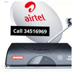 call for airtel,Arabic satellite dish with fixing and repering 0