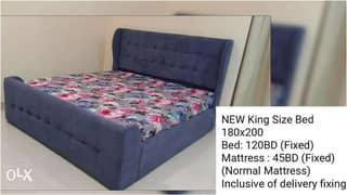 New king size bed 180x200 custom make new 0
