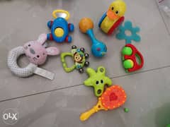 Baby hand rattles altogether 0