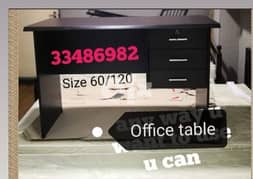 brand new office table and chairs are available for sale at low price 0